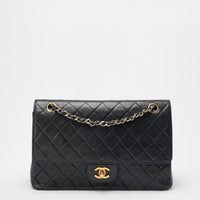 Chanel Vintage Black Timeless Classic Flap Bag 1990s