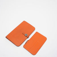 Hermès Dogon GM Togo Long Wallet Orange 2010