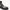 Chanel Black / White CC Caoutchouc Rain Boots Rubber 39