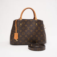 Louis Vuitton Montaigne GM Monogram Canvas Tote Bag 2014