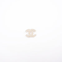 Chanel CC Golden Crystal Embellished Brooch