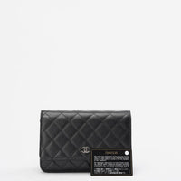 Chanel Timeless Wallet on Chain (WOC) Black Caviar 2020