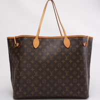 Louis Vuitton Monogram Neverfull GM Tote Bag 2013