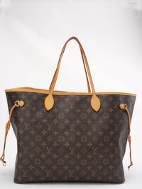Louis Vuitton Monogram Neverfull GM Tote Bag 2007