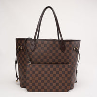 Louis Vuitton Damier Ebene Neverfull MM Brown 2014