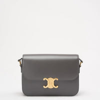 Celine Gray Triomphe Crossbody Small Calfskin 2019