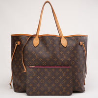 Louis Vuitton Monogram Neverfull MM Tote Bag 2014