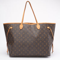 Louis Vuitton Vintage Neverfull GM Monogram Canvas Tote Bag 2009