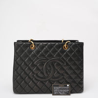 Chanel Black Grand Shopping Tote (GST) 2012-2013