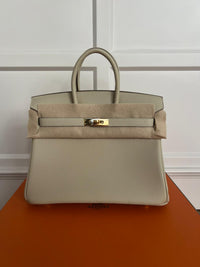 Hermes Birkin 25 Sellier Craie Veau Togo 2023