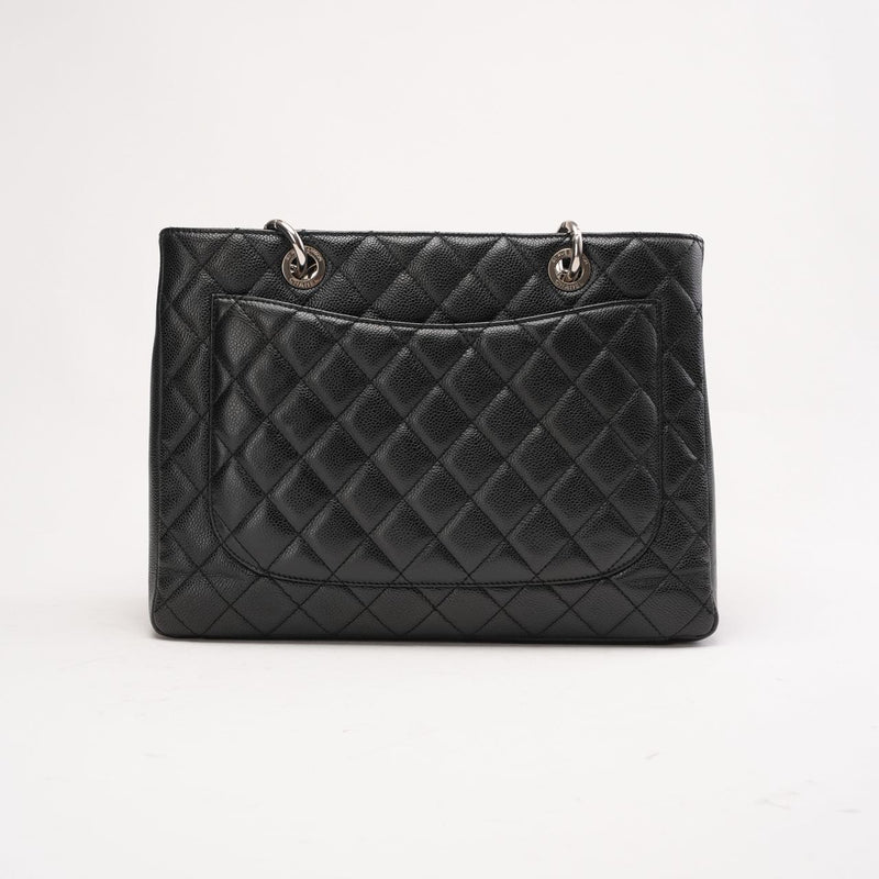 chanel GST caviar black 2011 - back side view 