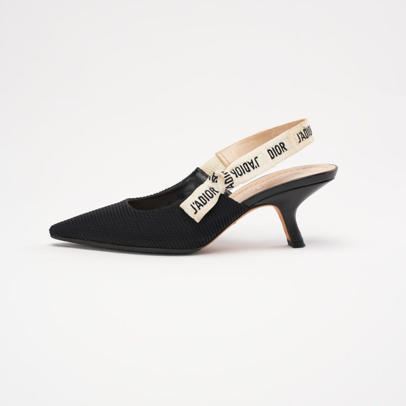Christian Dior Black/White pumps 35 - side view