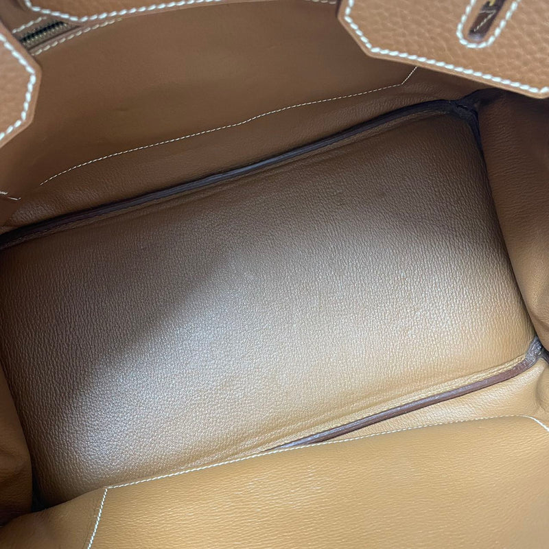 Hermès Birkin 35 — interior view