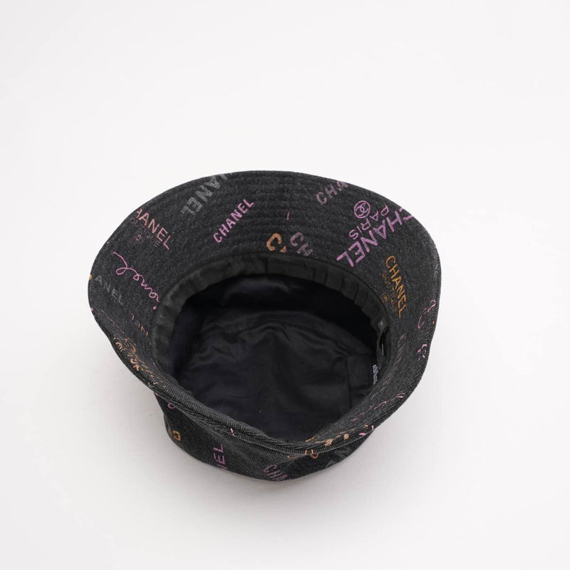 Chanel Black bucket hat - Inside view