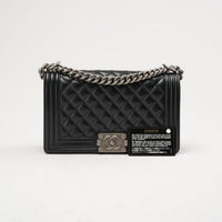 Chanel Medium Le Boy Bag Caviar Black 2020