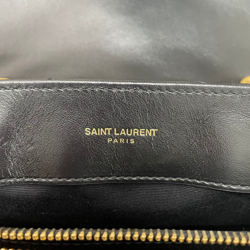Saint Laurent LouLou Small Black - brand label 