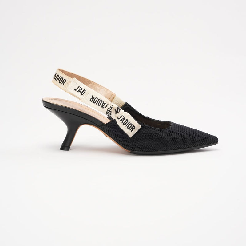 Christian Dior Black/White pumps 35 - Right side view