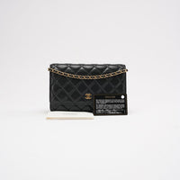 Chanel klassische Wallet On Chain (WOC) Tasche schwarz 2021