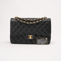 Chanel Classic Jumbo Double Flap Caviar Black 2011