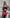 Chanel Rote kleine trendige CC-Tasche aus Lammleder mit champagnergoldener Hardware