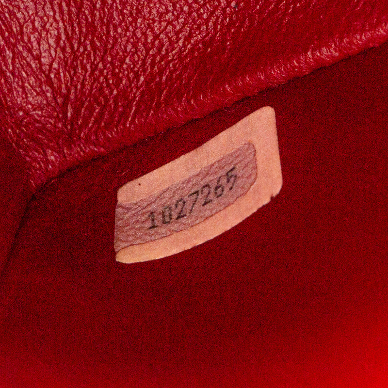 Chanel Vinatge Mini Square Single Flap Red 1991 - Serial number 